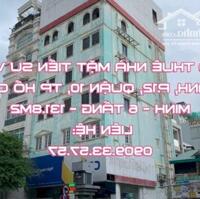 Cho thuê nhà mặt tiền Sư Vạn Hạnh, Phường 12, Quận 10, TP Hồ Chí Minh