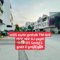 Lô Đất Đẹp Mặt Tiền Nhựa 20M Ngay Lê Văn Việt ~ 234M2 (10X29) Full Đất Odt - Xây Dựng 5 Tầng