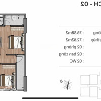 Bán Gấp Căn Hộ 2 Phòng Ngủ76M2 Nhận Nhà Ở Ngay Giá Chỉ 1,Xtỷ, Có Slot Ôtô - Đầy Đủ Tiện Ích - Htls 0% 18Th