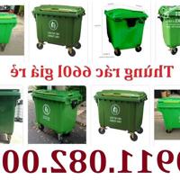 Thùng rác hàng nhập khẩu giá rẻ, thùng rác 120l 240l màu xanh, cam, vàng giá sỉ- lh 0911082000