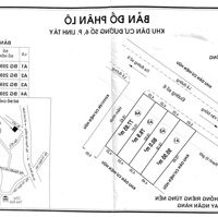 6.4 Tỷ - 78.9M2 Lô Đất Mặt Tiền Đường Số 6, P. Linh Tây Ngay Phạm Văn Đồng