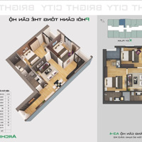 Mở Bán Căn Hộ 69M2 2Pn2Vs Tầng Trung Đẹp Tại Toà A3 Chung Cư Tht Newcity