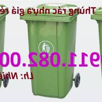 Nơi bán thùng rác nhựa màu xanh giá rẻ tại an giang- sỉ lẻ thùng rác 120l 240l-lh 0911082000