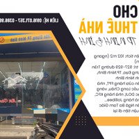 Cho Thuê Nhà Mặt Phố Kinh Doanh Dài Hạn - 102M2 - Gần Ngã Ba Tam Giác