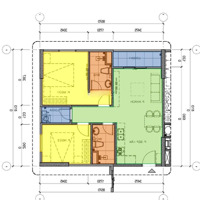 (Hàng Hiếm) Căn Góc Dự Án Noxh Kho 3 Lạc Viên - 64,61M2 - 2 Phòng Ngủ - Giá Liên Hệ