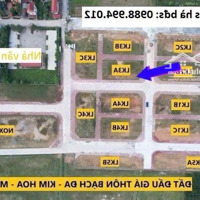 Bán Lô Góc Đấu Giá Bạch Đa, Kim Hoa, Mê Linh, Hà Nội Giáp Vành Đai 4. Diện Tích 117M2 Lô Góc 3 Mặt