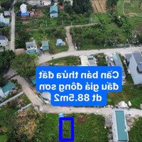 Chính Chủ Cần Bán Thửa Đất 88.5M2 Đấu Gía Đông Sơn