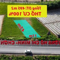 Lô Đất 495 M2 Thổ Cư 100% Mặt Tiền Nhựa Hồ Chí Minh, Đức Hòa, Long An...ko Thể Rẽ Hơn