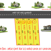 Bán Đất Kcn Thanh Hóa, Mặt Đường Liên Xã 10 M