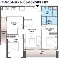 Bán Suất Ngoại Giao Căn 100M2 Thiết Kế 3 Ngủ 2Vệ Sinh, Toà W3, Ban Công Đông Nam Chỉ 5Tỷ 500 Triệu