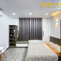 Cho Thuê căn hộ Studio đầy đủ nội thất, máy giặt riêng, cửa sổ trời lớn, hẻm ô tô kế bên tòa nhà Viettel