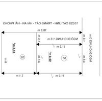 Bán lô góc  ngõ 228 Cát Linh, Tràng Cát 50,4m2 giá chỉ 1,15 tỷ