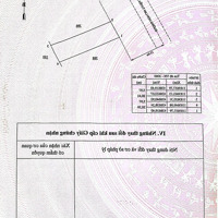 Cần Bán Lô Đất Ở Nông Thôn , 121,4 M2 , Thửa Đất Số 347 , Tờ Bản Đồ 64 , Full Thổ Cư