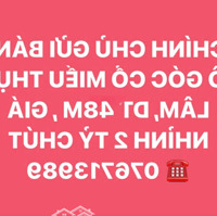 Chính Chủ Gửi Bán Lô Góc Cổ Miếu Thụy Lâm, Diện Tích 48M, Giá Nhỉnh 2 Tỷ Chút. Liên Hệ: 0848 668 233