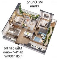 Hàng Ngon Giá Tốt! Cần Bán Căn Hộ 2 Phòng Ngủ+ 1 Diện Tích 100M2. Giá Nghe Là Mua