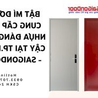 Bật Mí Đơn Vị Cung Cấp Cửa Nhựa Đáng Tin Cậy Tại TP.HCM - SaiGonDoor