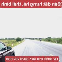 Bán đất xã tây đô, hưng hà, thái bình trục huyện 3000m2-2tr/m2-0933018467-0978787009