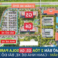 2 Toà Cuối Cùng Mở Bán - The Sola Park - Quỹ Căn Đẹp G5, G6. Chính Sách Ưu Đãi Lớn, Ck Đến 16,8%