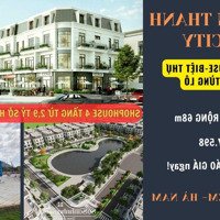 Bán Shophouse 123M2, Xây Sẵn 4 Tầng Tại Tân Thanh Elite City. Giá Chỉ 5 Tỷ. Sẵn 2,9 Tỷ Là Nhận Nhà