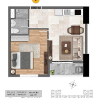 Bán Căn Hộ Bcons City Giá Chỉ 1,6 Tỷ Vnd, 41M2, 2 Phòng Ngủ