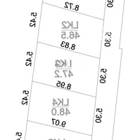 Mở Bán 5 Lô Đất Đầu Tư/ Ở Giáp Khu Công Nghiệp Phố Nối A. Diện Tích 45,7M2 - 48,7M2