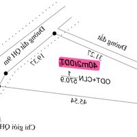 Góc 2 Mặt Tiền Đất Tt. Ea Knốp Sát Chợ, Cách Ql26 3Km_570M2_40M2 Odt_Ngang 23M_Kdc - 185 Triệu