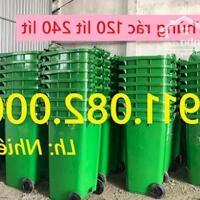 Cung cấp Thùng ủ rác giá rẻ tại vĩnh long, thùng rác 120l 240l dầy chất lượng- lh 0911082000