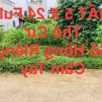 Bán Đất 5M X 24M Full Thổ Cứ Gần Chợ Đại Hải