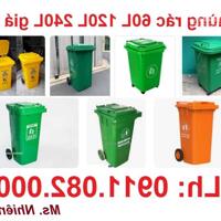 Giảm 20% giá thùng rác nhựa, thùng rác 60l 120l 240l- hàng nhập khẩu mới 100% giá chuẩn- lh 0911082000