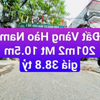 Bán Đất Vàng Xây Ccmn Quận Đống Đa 201M2Mặt Tiền10.5M Giá Bán 38,8 Tỷ Vnd Tại Phố Hào Nam, Nhà 5 Tầng, 60 Triệu