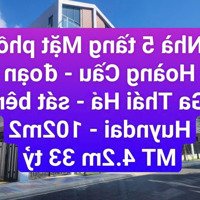 Chính Chủ Bán Nhà Mặt Phố Hoàng Cầu, Sát Huyndai 101M2 Giá Bán 33 Tỷ Vnd Tại Đống Đa, 5 Tầng, 60 Triệu/Th