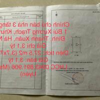 Chính chủ bán nhà 3 tầng ngõ 1 Bùi Xương Trạch, Khương Đình, Thanh Xuân, Hà Nội, Giá chỉ 3,1 tỷ