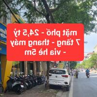 thật không thể tin nổi - mặt phố, 7 tầng, thang máy - vỉa hè 5m - 0364641141