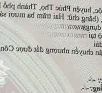 Chính Chủ Bán 236M Đất Full Thổ Cư Trạch Mỹ Lộc, Phúc Thọ, Hà Nội. Xe 7 Chỗ Đậu Trong Đất