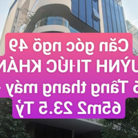 Bán Căn Nhà 6 Tầng Làm Vp, Khu Vip Thái Thịnh 62,5M2 Giá Bán 12,8 Tỷ Vnd, Thang Máy Tới Nóc