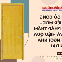 Cửa Gỗ Công Nghiệp MDF – Giải Pháp Thẩm Mỹ Và Hiệu Quả Cho Ngôi Nhà Hiện Đại