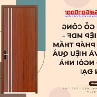 Cửa Gỗ Công Nghiệp MDF – Giải Pháp Thẩm Mỹ Và Hiệu Quả Cho Ngôi Nhà Hiện Đại