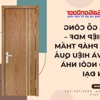 Cửa Gỗ Công Nghiệp MDF – Giải Pháp Thẩm Mỹ Và Hiệu Quả Cho Ngôi Nhà Hiện Đại