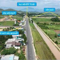 Nút giao cao tốc Cam Lâm Vĩnh Hảo. Mặt QL27A, 20x50m sân bay Thành Sơn 5km, QL1 6km, 12km tới biển