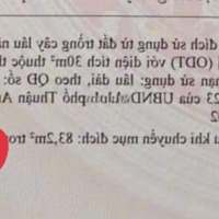 Bán Lô Đất 2 Mặt Tiền Hẻm. Gần Chợ Bình Nhâm