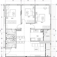 Bán Căn 3 Phòng Ngủ+ 2 Vệ Sinh Diện Tích Thông Thuỷ 97M2.