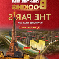 Căn Hộ Cao Cấp Phân Khu Paris Đẳng Cấp Nhất Tâm Điểm Thượng Lưu Vinhomes Ocean Park