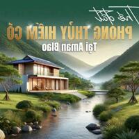 Đất nền nghỉ dưỡng 1000m2 tại Aman Blao, thế đất phong thuỷ, suối ôm trọn, sổ riêng từng nền