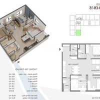 Căn Góc 3 Pn, 70M2, Tầng 16 View Bể Bơi, Nội Thất Cơ Bản