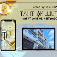 Nhà Kế Vincom Plaza Cộng Hòa, 1 Trệt 2 Lầu, 43M2, Dòng Tiền 20 Triệu Tháng & Nt Full, 4,9Tỷ