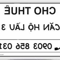 Chính chủ cho thuê căn hộ lầu 3 lô C 95 Pasteur, P.Bến Nghé, Q1, HCM, 25tr/th; 0903856031