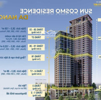 Căn Hộ Cao Cấp Sun Cosmo Căn Góc 2Br+1 View Biển, 89M2 Thông Thủy Giá Chỉ 5,1 Tỷ. Liên Hệ: 0905 277 909