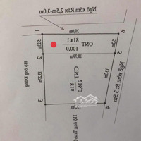 Chính Chủ Cần Bán Lô Góc 2 Mặt Tiền Rộng Ngay Sau Trường Cấp 2 Quốc Tuấn -An Lão : 1 Tỷ.