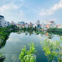 Bán Nhà Mặt Hồ Đầm Tròn - 135 Đội Cấn Đường 3 Ô Tô Tránh View Mặt Hồ, Diện Tích: 99M2Mặt Tiền6M Giá Bán 35 Tỷ