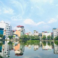 Bán Nhà Mặt Hồ Đầm Tròn - 135 Đội Cấn Đường 3 Ô Tô Tránh View Mặt Hồ, Diện Tích: 99M2Mặt Tiền6M Giá Bán 35 Tỷ